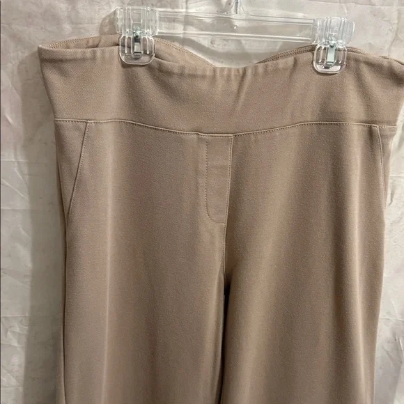 Betabrand Tan Wide-Leg Pants xl long pockets - Picture 2 of 9